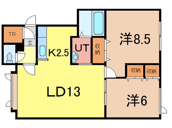 プリウスⅡの物件間取画像